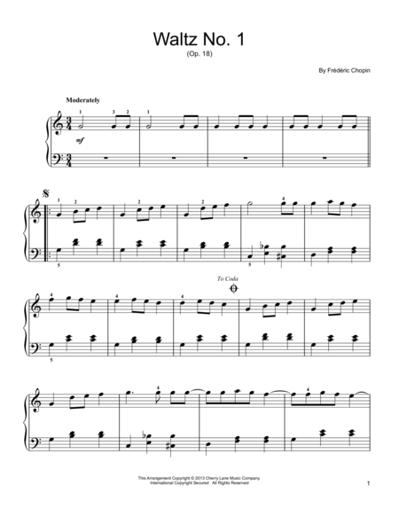 Waltz No. 1, Op. 18