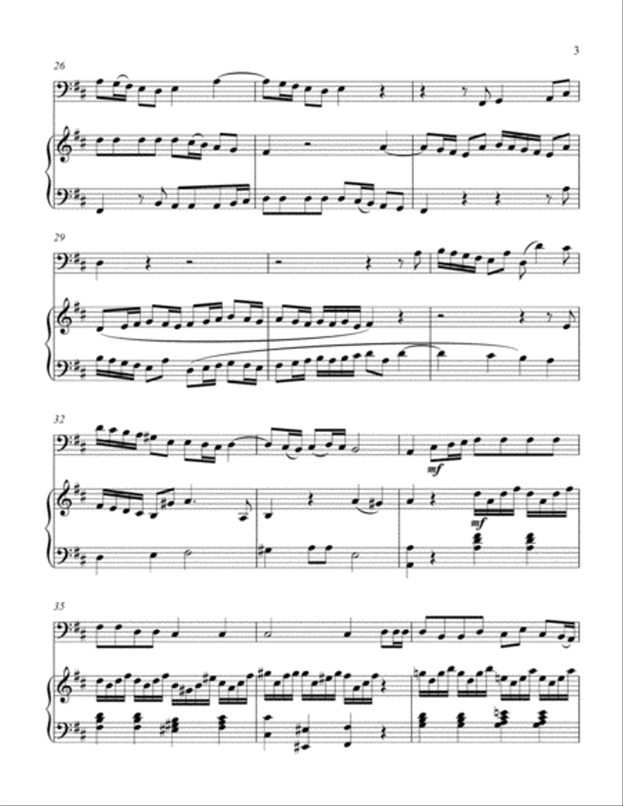 Worthy Is The Lamb (bass C instrument solo) Euphonium scores gallery preview page 4