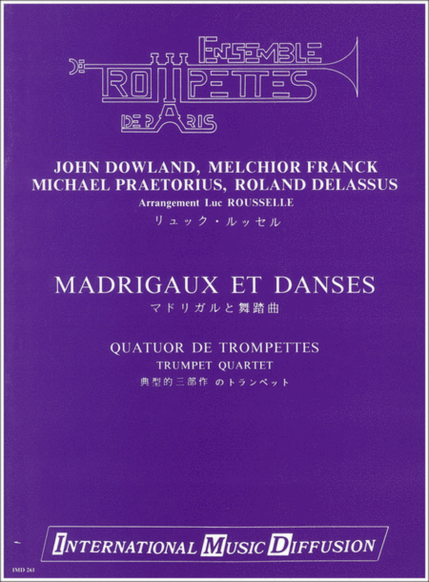 Madrigaux et danses