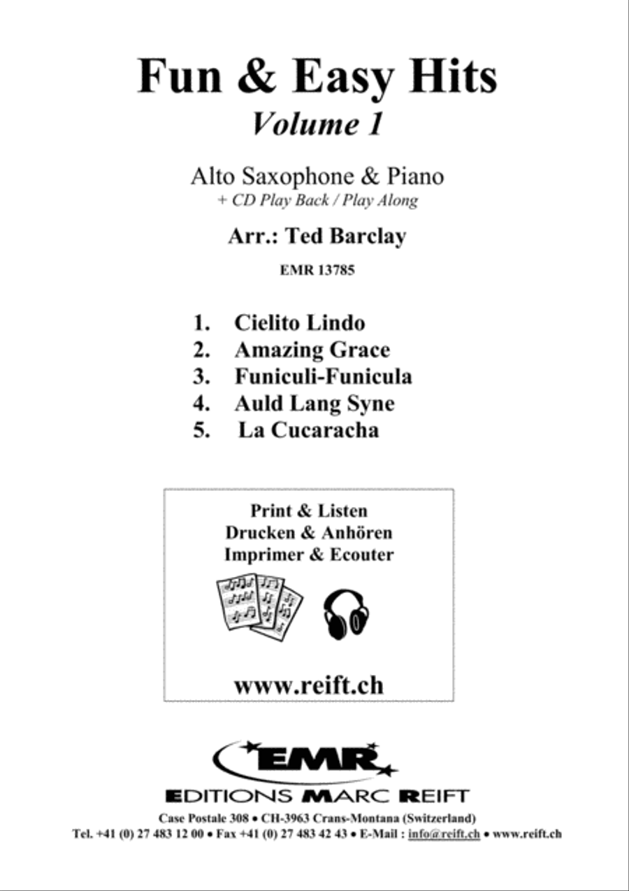 Fun & Easy Hits Volume 1 Alto Saxophone scores gallery preview page 2