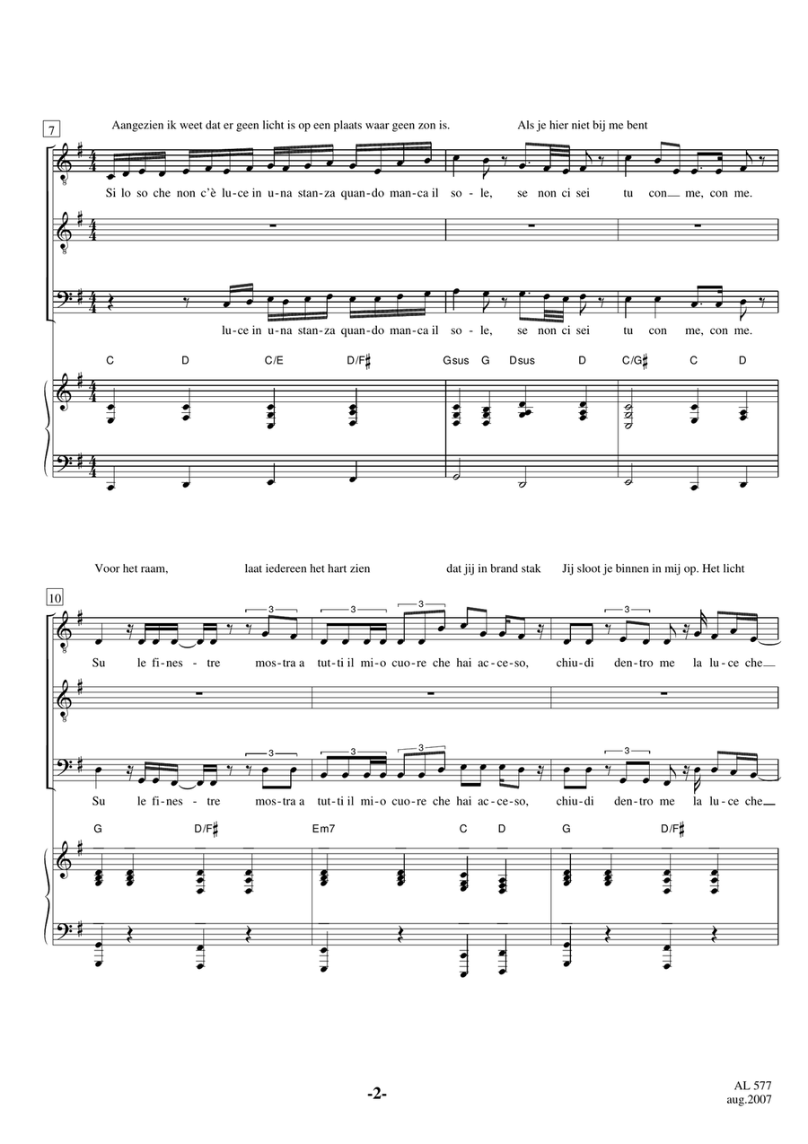 Con Te Partiro (Time To Say Goodbye) TTBB scores gallery preview page 2