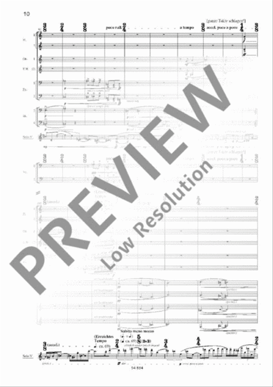 Violin Concerto Orchestra scores gallery preview page 13