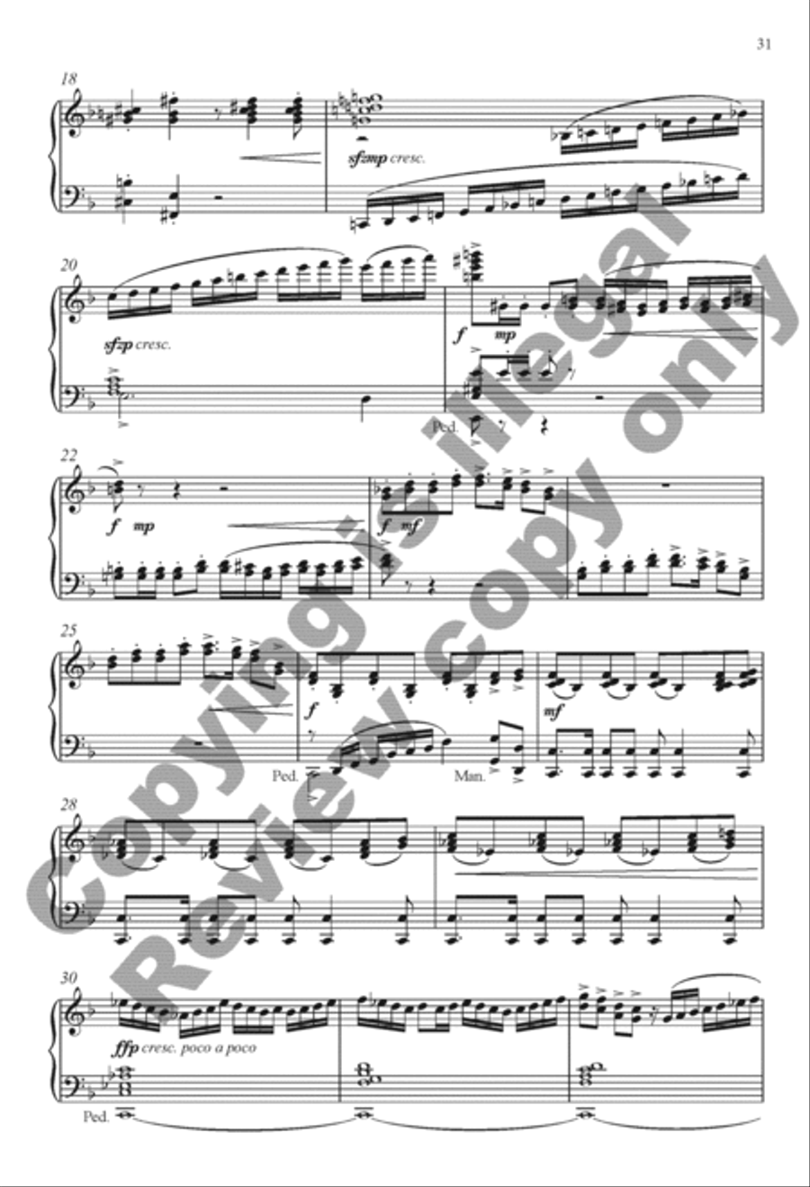 The Snow Lay On the Ground: Nine Festive Carol Settings 4-Part scores gallery preview page 34