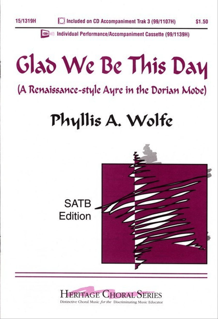 Glad We Be This Day 4-Part scores gallery preview page 1