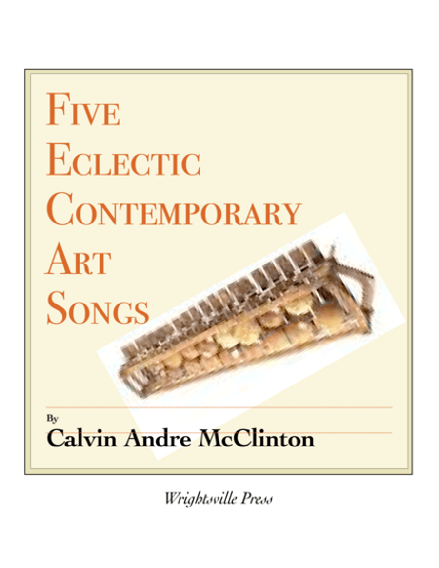 Five Eclectic Contemporary Art Songs Voice Solo scores gallery preview page 1