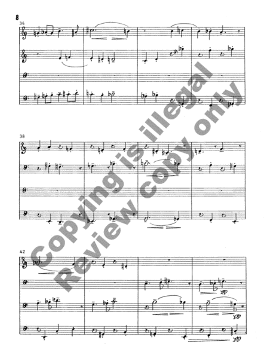 Up At Dawn Up At Dawn Trombone Quartet scores gallery preview page 8