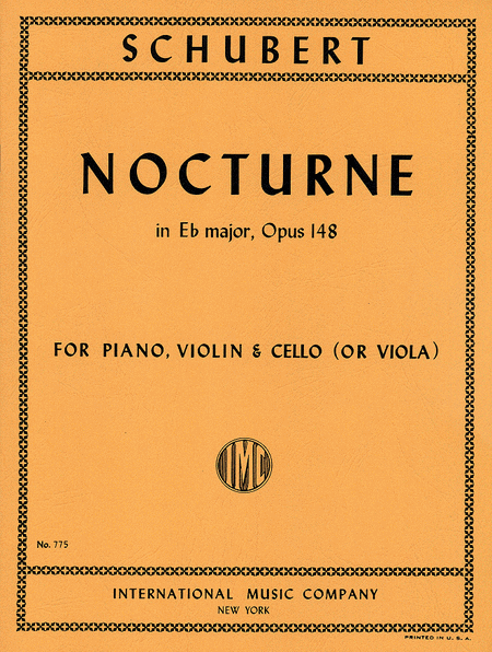 Nocturne In E Flat Major, Opus 148 (With Viola Part To Replace The Cello)