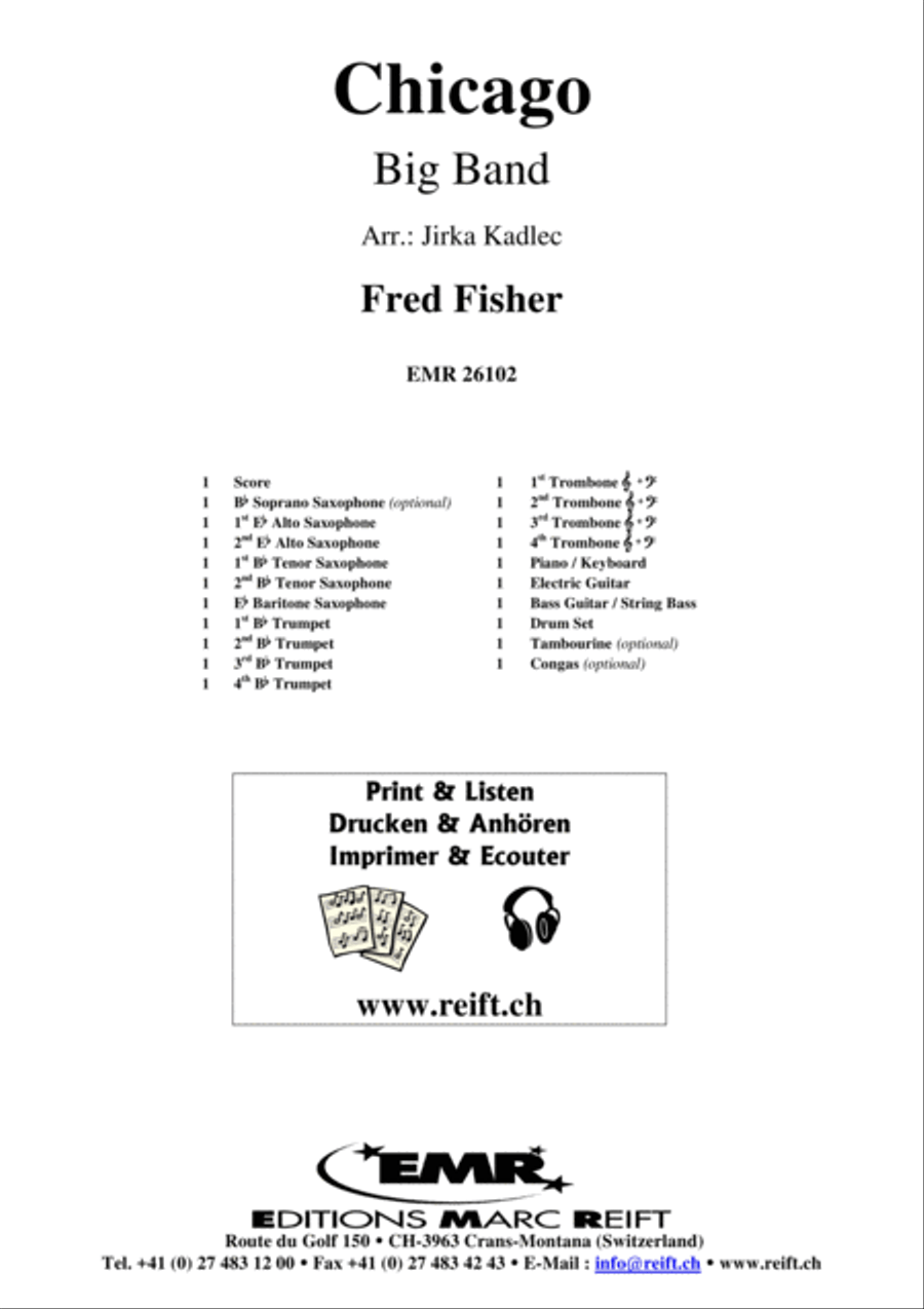 Chicago Big Band scores gallery preview page 2