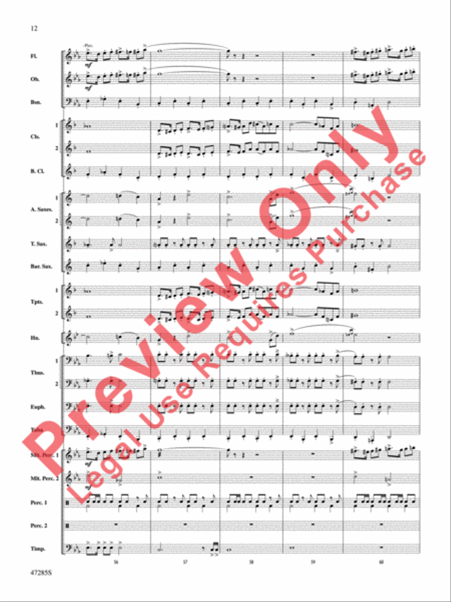 Extraordinary Machines of Clockwork and Steam Concert Band scores gallery preview page 13