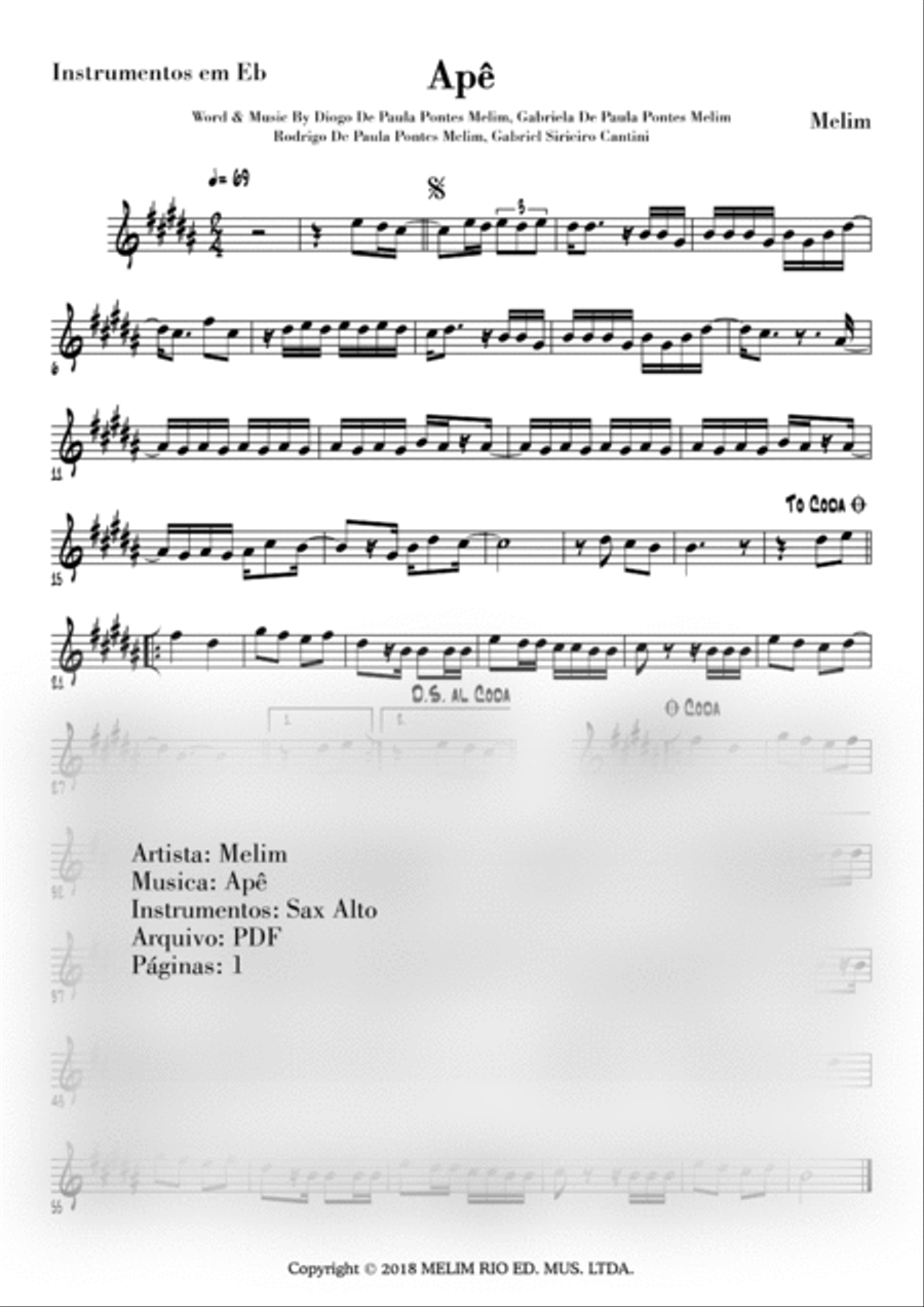 Ape Piccolo scores gallery preview page 3
