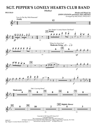Sgt. Pepper's Lonely Hearts Club Band (Medley) (arr. Michael Sweeney) - Piccolo