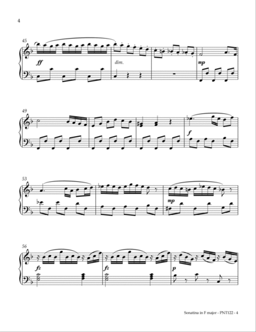 Sonatina Opus 36, Number 4 Piano Method scores gallery preview page 4