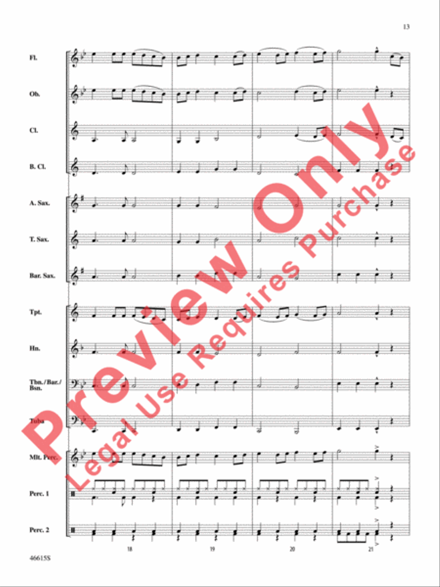 Short Cuts for Beginning Band -- Vol. 5 Concert Band scores gallery preview page 14