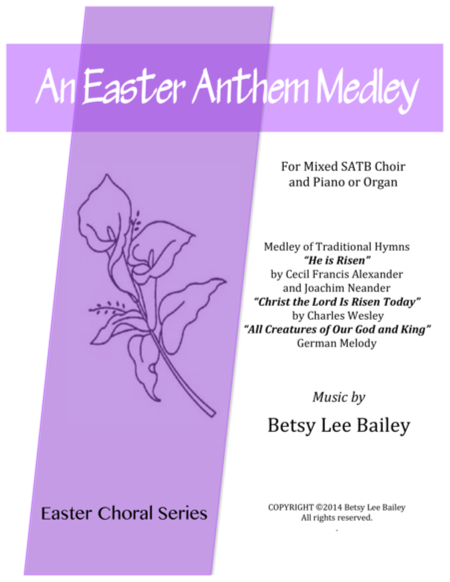 An Easter Anthem Medley 4-Part scores gallery preview page 1