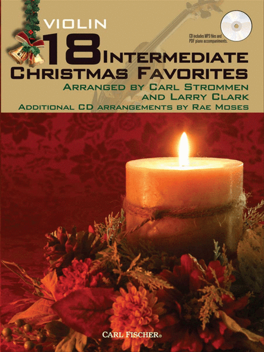 18 Intermediate Christmas Favorites Violin Solo scores gallery preview page 1