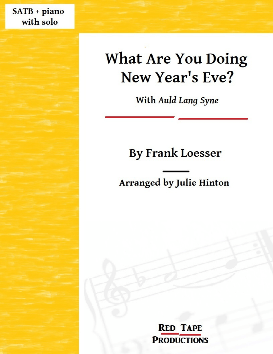 What Are You Doing New Year's Eve? 4-Part scores gallery preview page 1