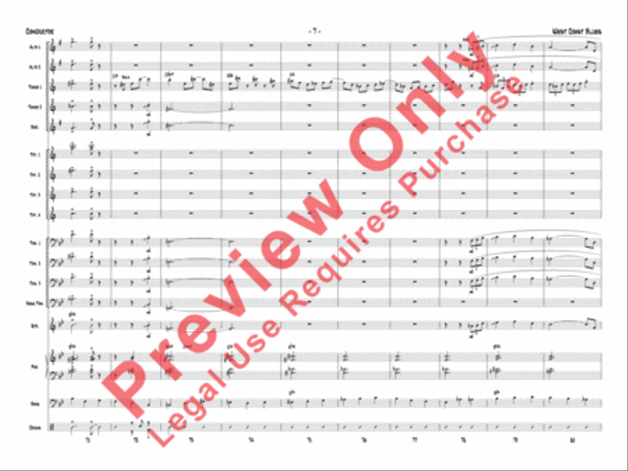 West Coast Blues West Coast Blues Jazz Ensemble scores gallery preview page 10