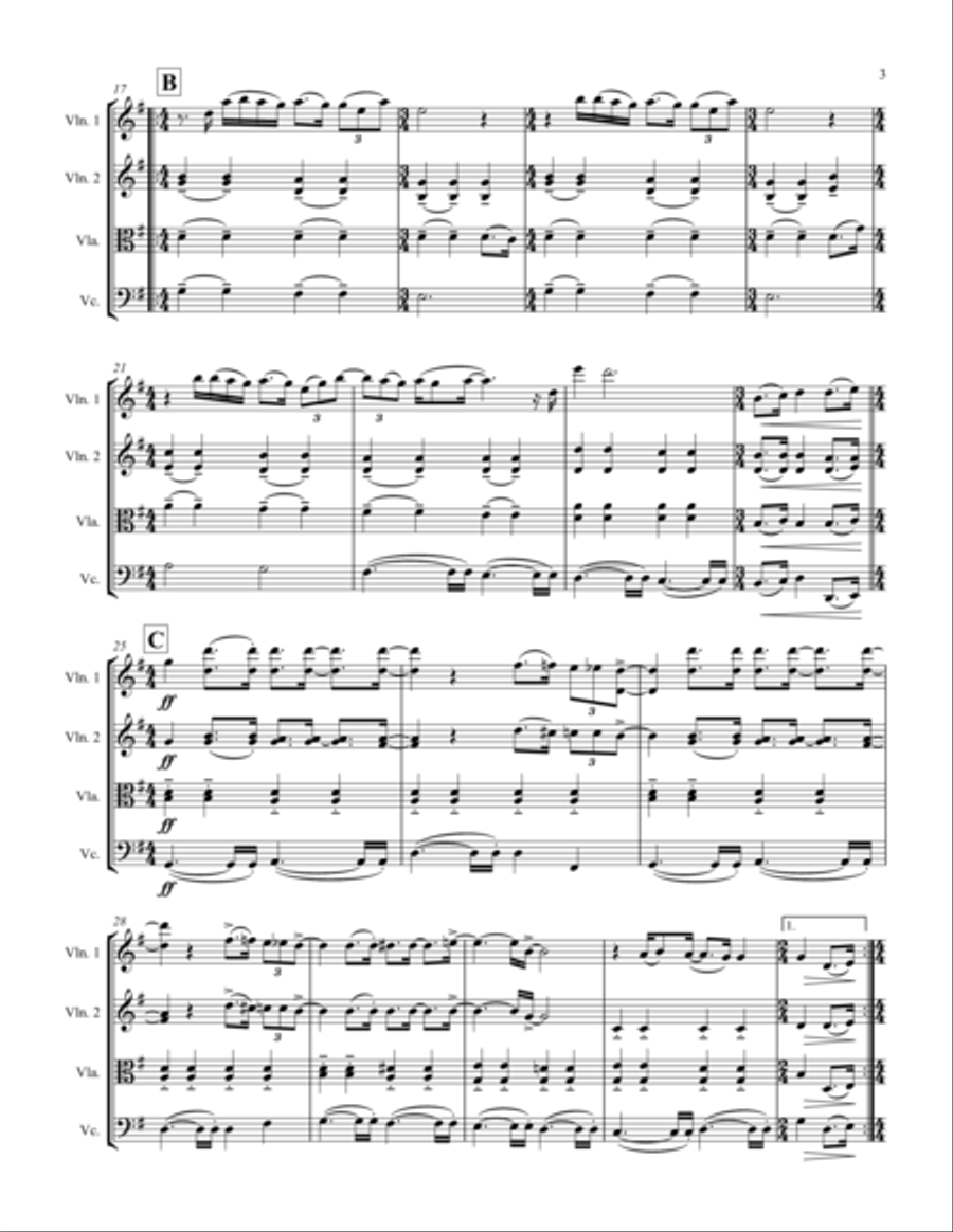 All You Need Is Love All You Need Is Love String Quartet scores gallery preview page 3