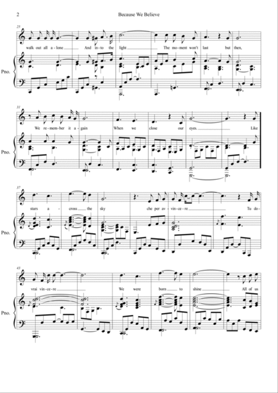 Because We Believe Because We Believe Voice scores gallery preview page 3