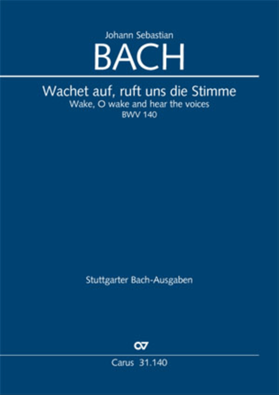 Wake, o wake and hear the voices STB scores gallery preview page 1