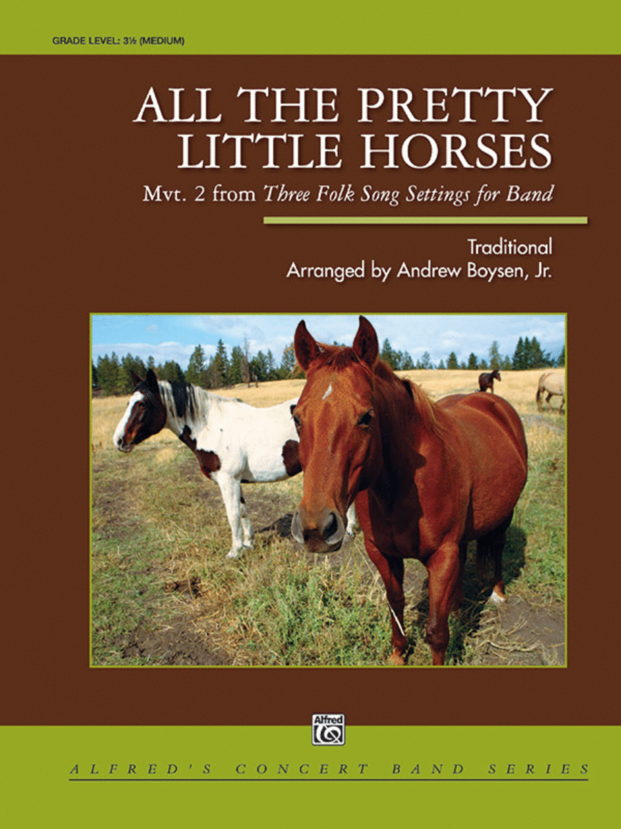 All the Pretty Little Horses Concert Band scores gallery preview page 1