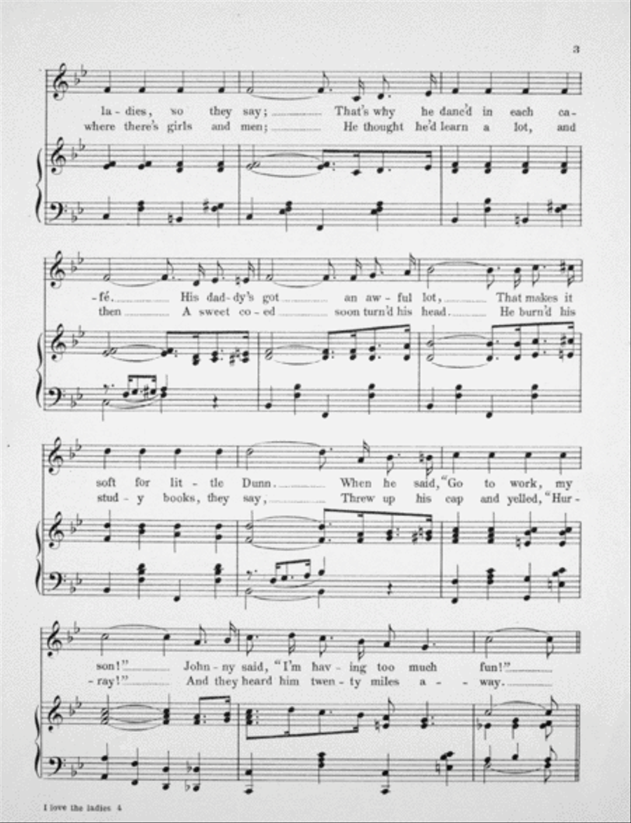 I Love The Ladies Voice scores gallery preview page 3