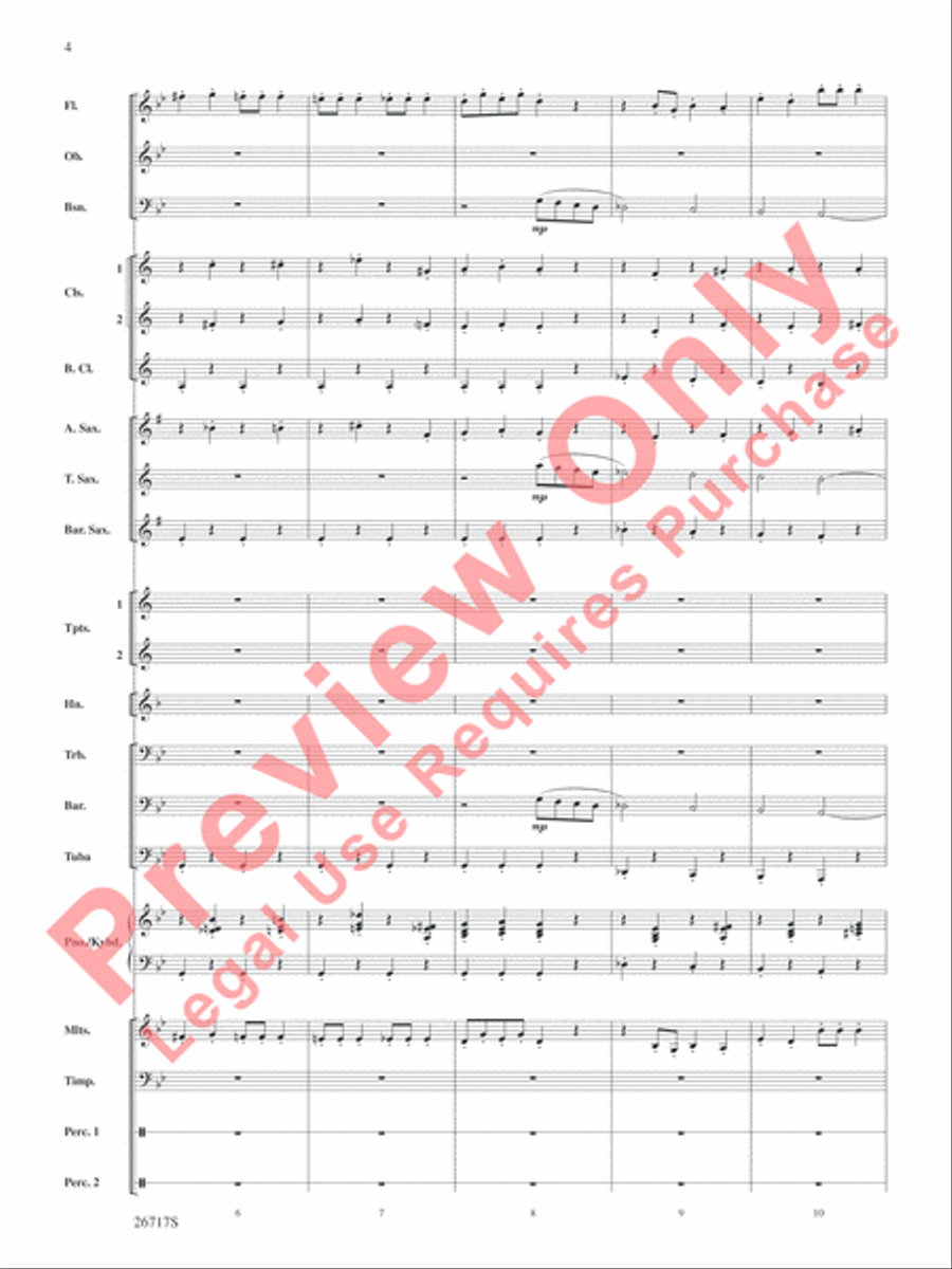 Dance of the Sugar Plum Fairy Concert Band Methods scores gallery preview page 5