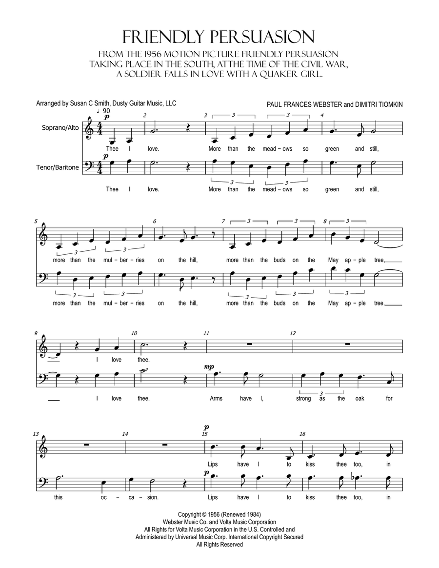 Friendly Persuasion SA scores gallery preview page 3