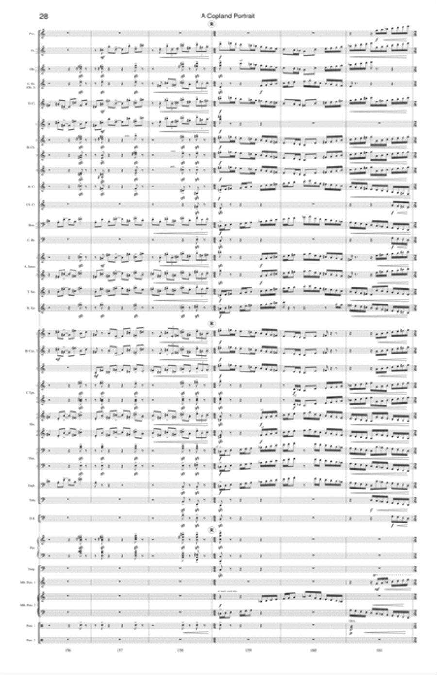 A Copland Portrait Concert Band scores gallery preview page 12