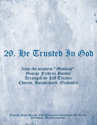 Book cover for 29. He Trusted In God
