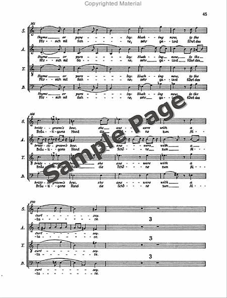 Henze Moralities(1967) Chor.score 4-Part scores gallery preview page 48