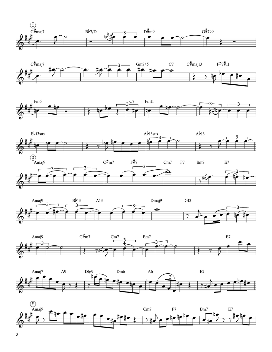 The Song Is You Alto Saxophone scores gallery preview page 2