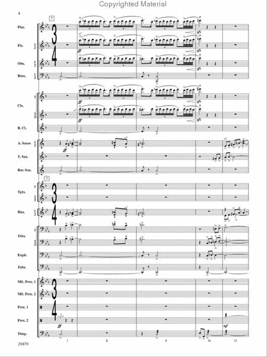 Art in the Park Concert Band scores gallery preview page 3