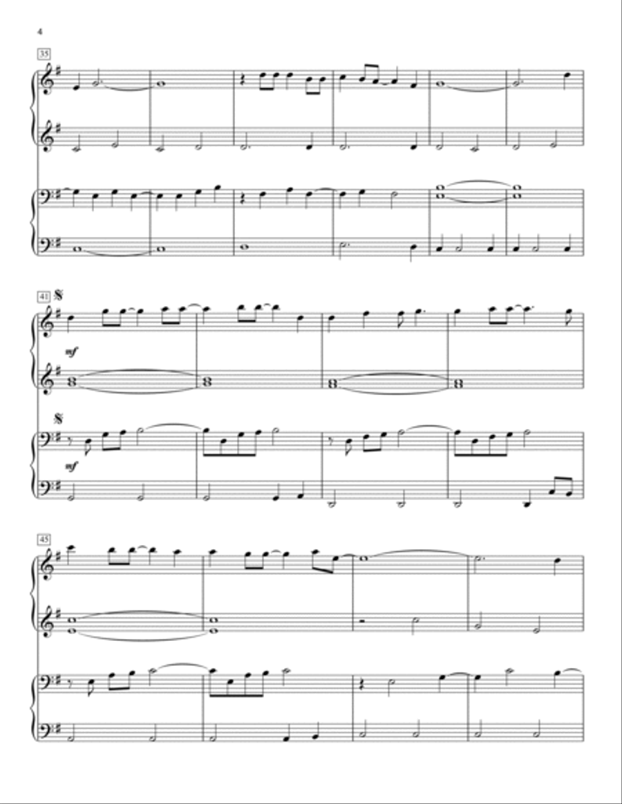 A Million Dreams (from The Greatest Showman) Piano Duet scores gallery preview page 4