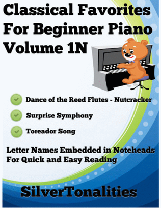 Book cover for Classical Favorites for Beginner Piano Volume 1 N Sheet Music