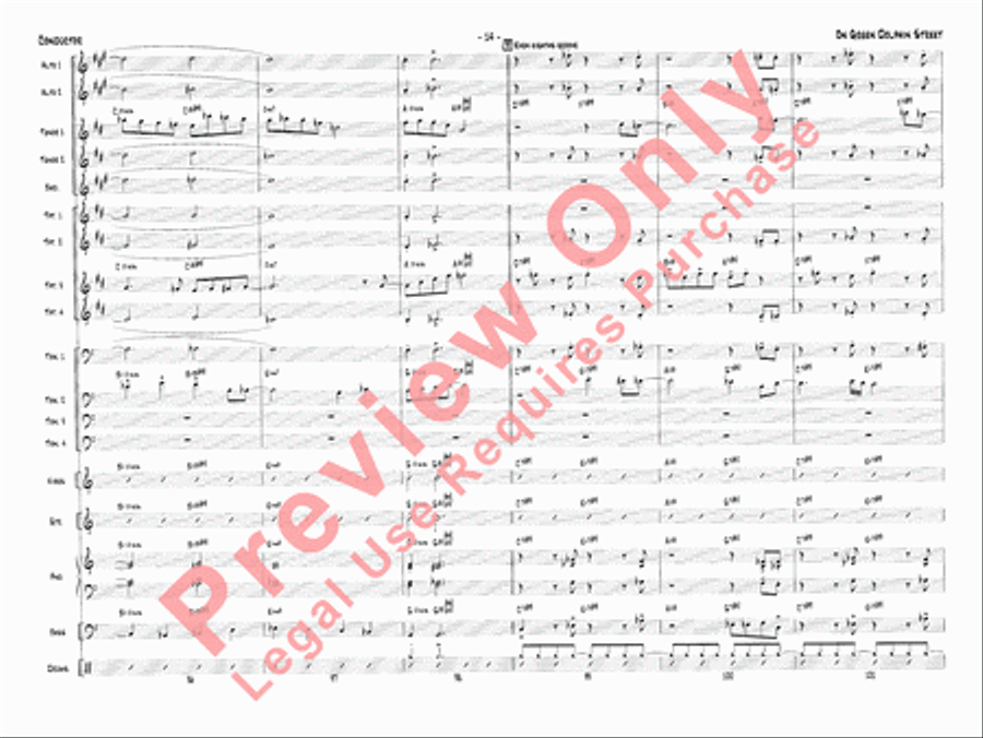 On Green Dolphin Street Jazz Ensemble scores gallery preview page 17