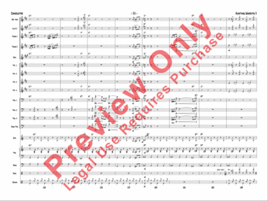 Hunting Wabbits 3 (Get Off My Lawn) Jazz Ensemble scores gallery preview page 23