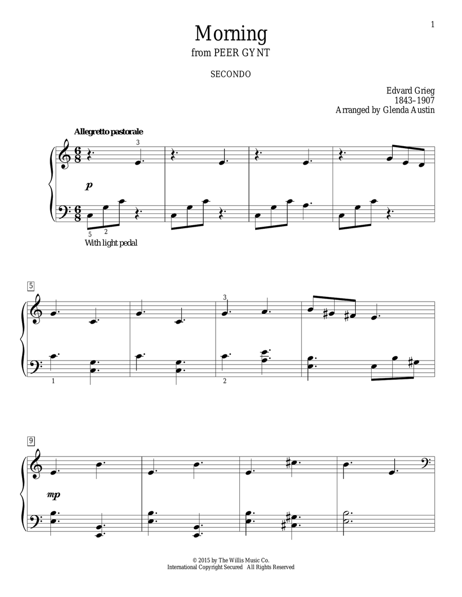 Morning Morning Piano Method scores gallery preview page 1