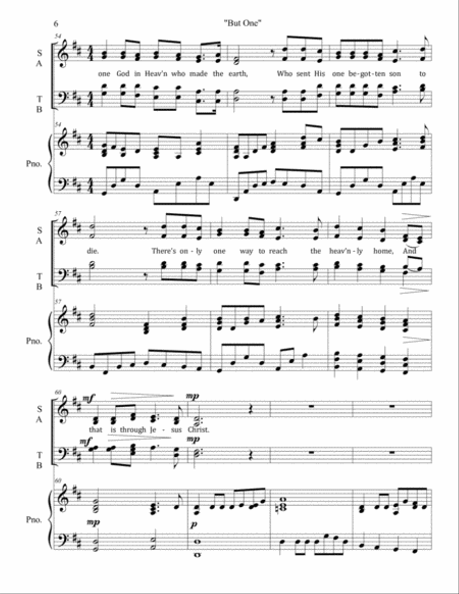 But One 4-Part scores gallery preview page 6