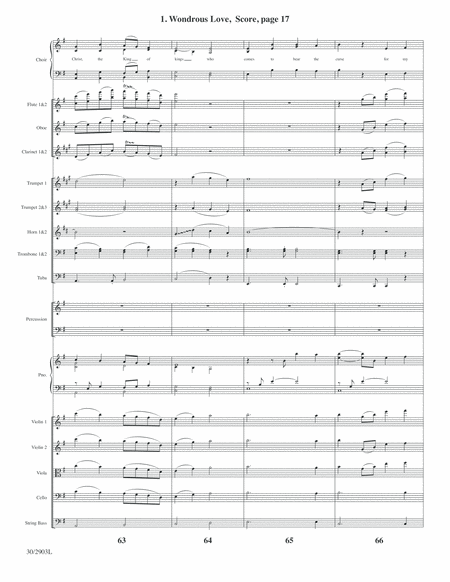 Wondrous Love - Full Orchestra Score