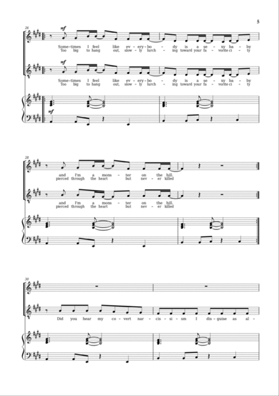 Anti-hero 2-Part scores gallery preview page 5