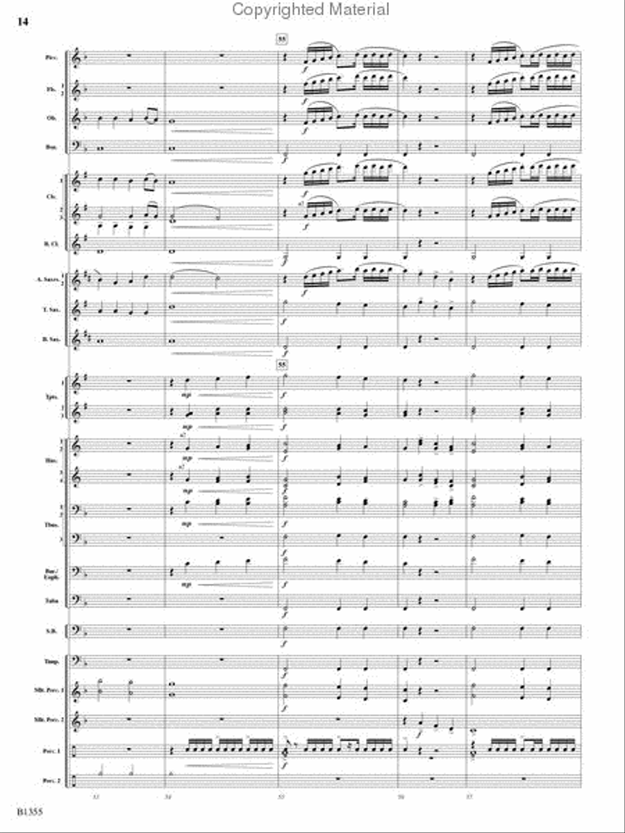 With Ever Joyful Hearts With Ever Joyful Hearts Concert Band scores gallery preview page 12