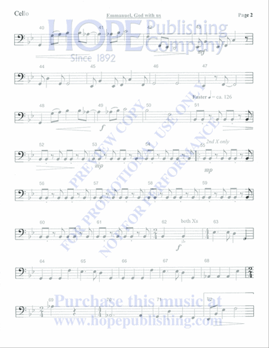 Emmanuel Emmanuel Orchestra scores gallery preview page 365