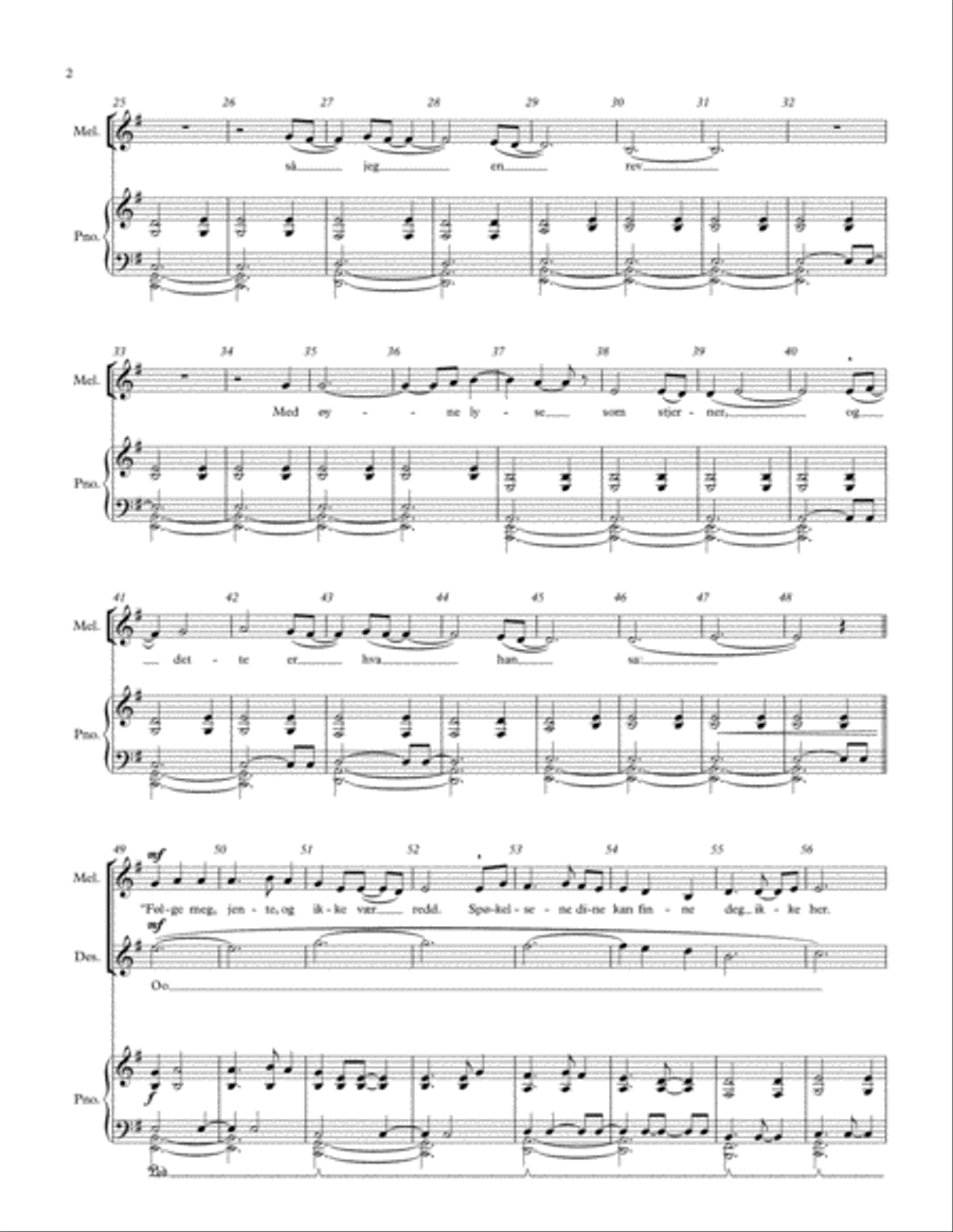 Reven (The Fox) Choir scores gallery preview page 2