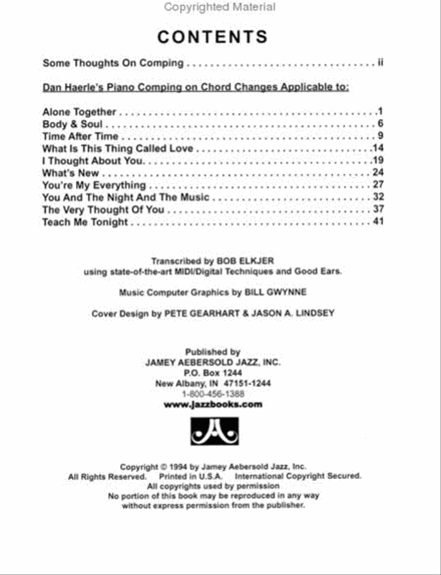 Jazz Piano Voicings - Volume 41 