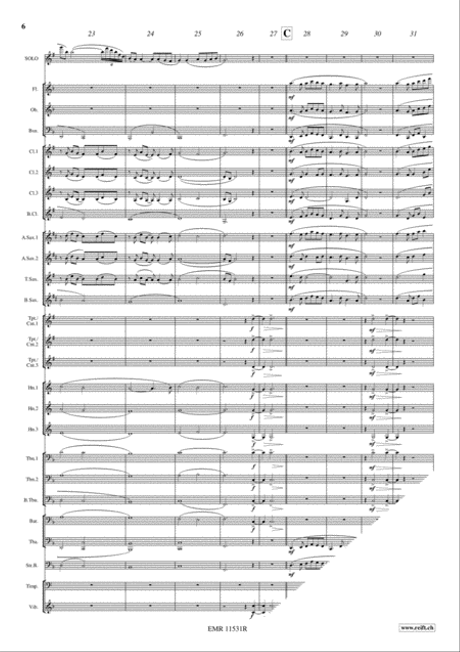 La Califfa Concert Band scores gallery preview page 7