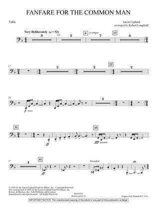 Fanfare For The Common Man (arr. Robert Longfield) - Tuba