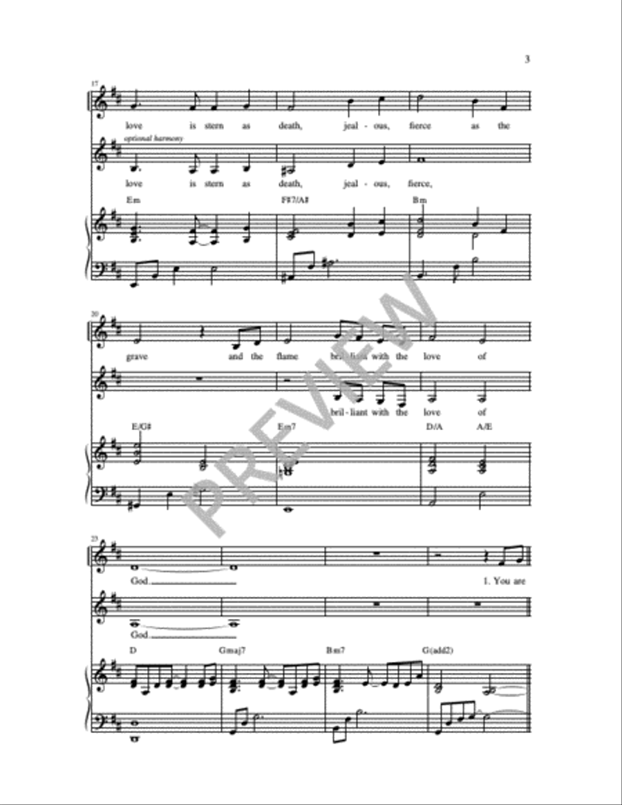 Set Me As a Seal Set Me As a Seal Unison Choir scores gallery preview page 3