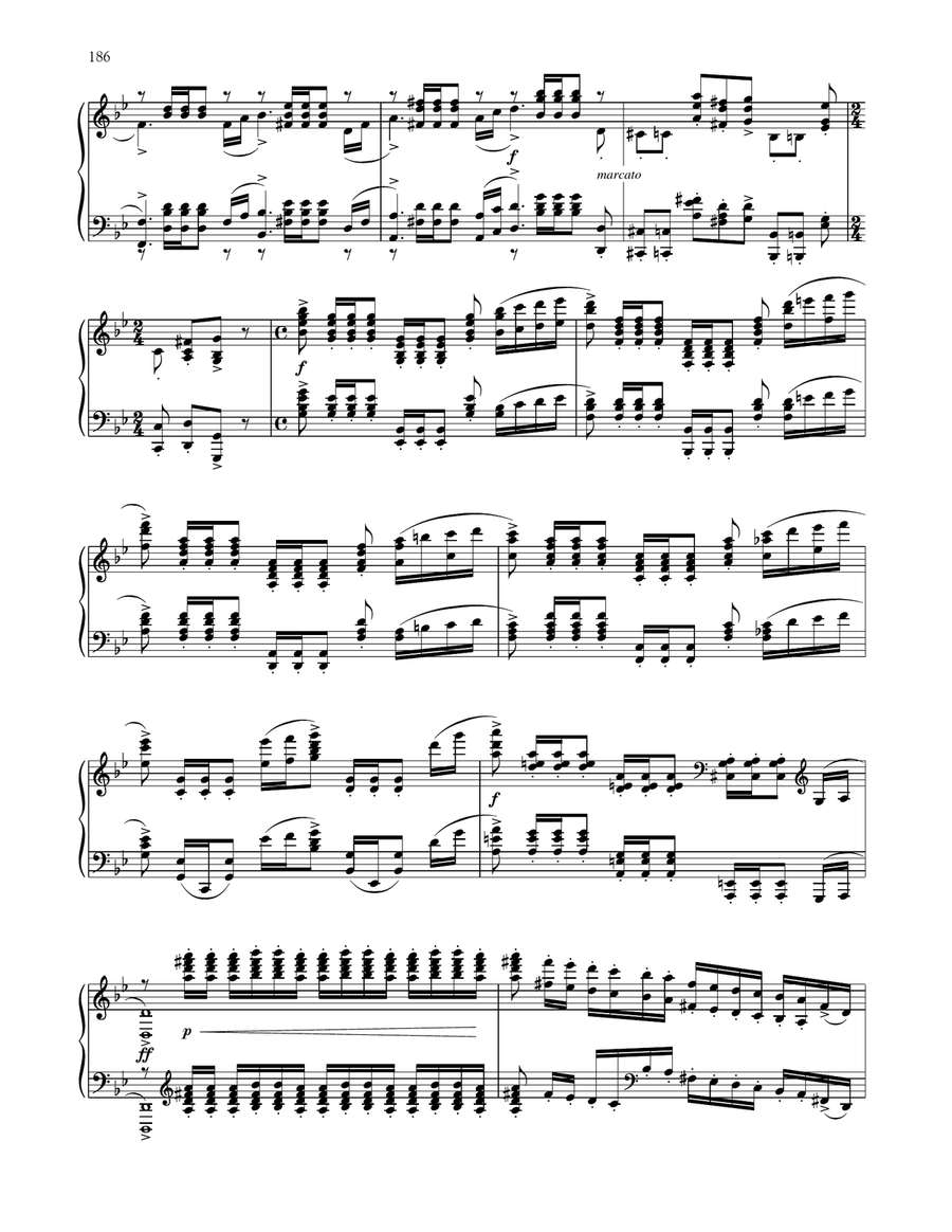 Prelude In G Minor, Op. 23, No. 5 Piano Solo scores gallery preview page 2