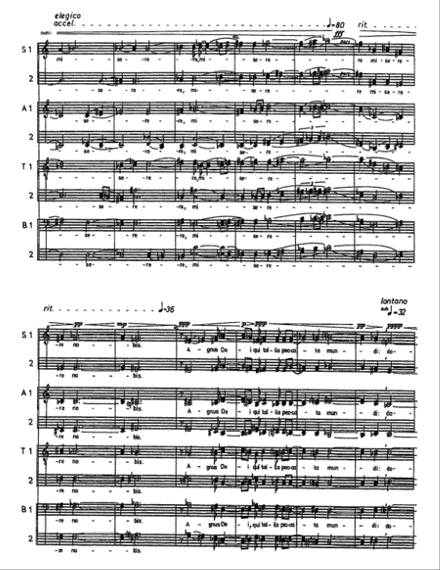 Agnus Dei - SSAATTBB SSAATTBB scores gallery preview page 5